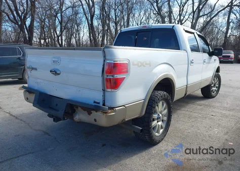 2010 Ford F-150 King Ranch z USA, uszkodzony, nr VIN 1FTFW1EV7AKA90806